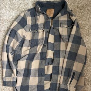 American Eagle Checkered Flannel Jacket